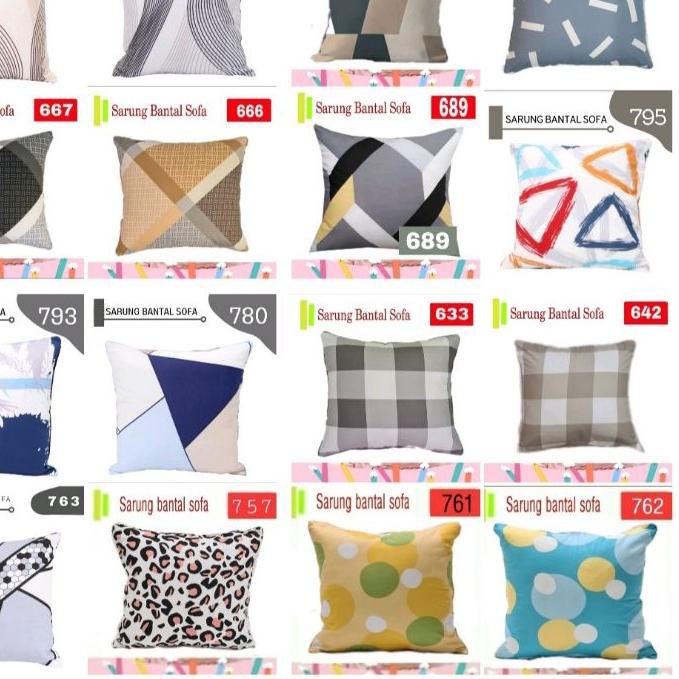 sarung bantal sofa/kursi 60x60 premium (6003)