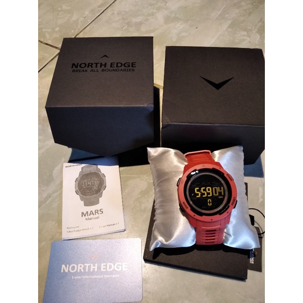 NORTH EDGE MARS Original Sport Watch WATERPROOF 50M Outdoor Smartwatch Jam