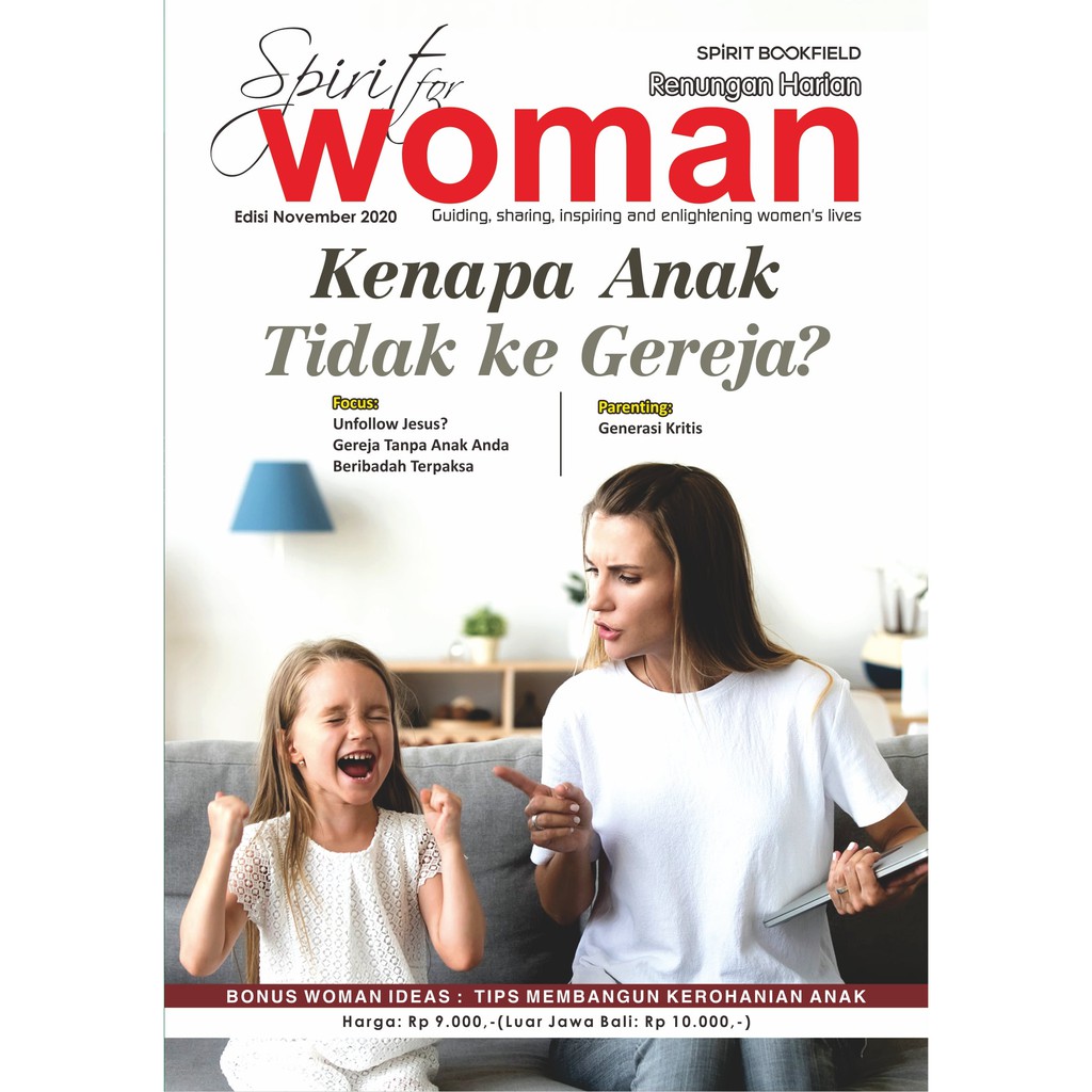 Renungan  Woman Edisi November 2020 Spiritbookfield