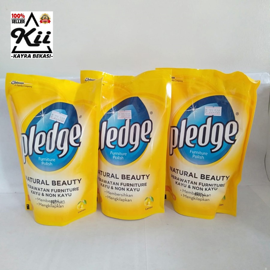 Pledge Furniture Polish Refill 450ml - Pledge Pembersih Perabot Rumah