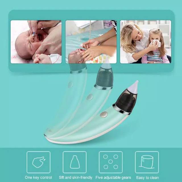 Alat Sedot Ingus Bayi Elektrik Baby Nasal Aspirator Electric Penyedot Hidung Elektrik P39