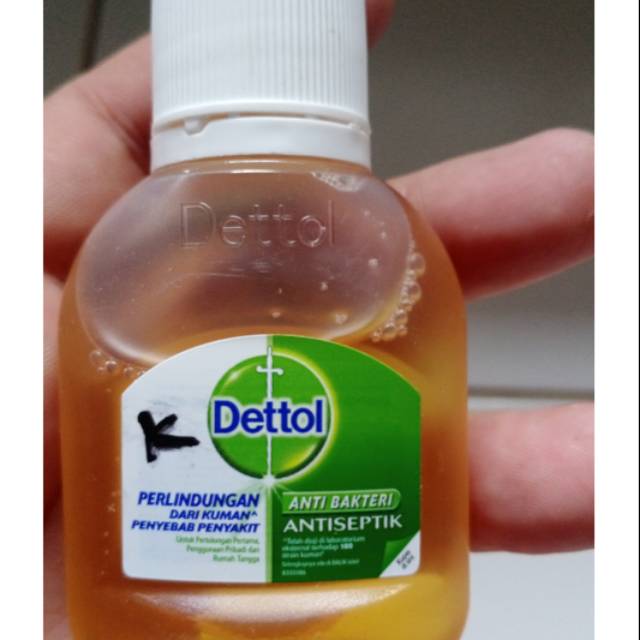 Jual Dettol Cair Antiseptik 45ml Shopee Indonesia