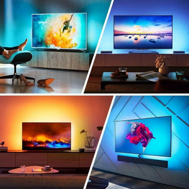 Lampu RGB Kamar Gaming Korea  Aesthetic Hiasan Dekorasi Dinding Kamar Tidur Motor Mobil LED Strip La