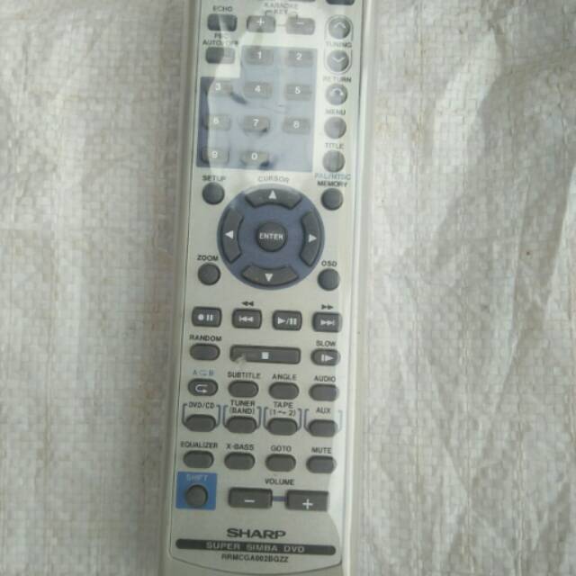 Remote hoomteater SIMBA DVD SHARP