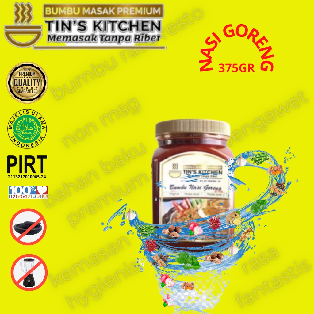 

Bumbu Instan Nasi Goreng 375GR Tins Kitchen