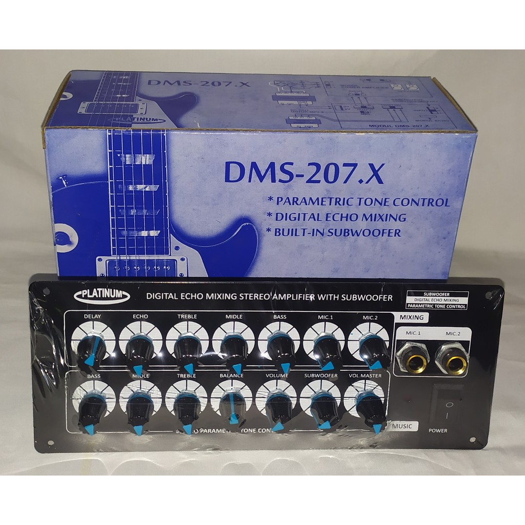 Kit Platinum Kit Tone Control Stereo Parametric DMS-207.X