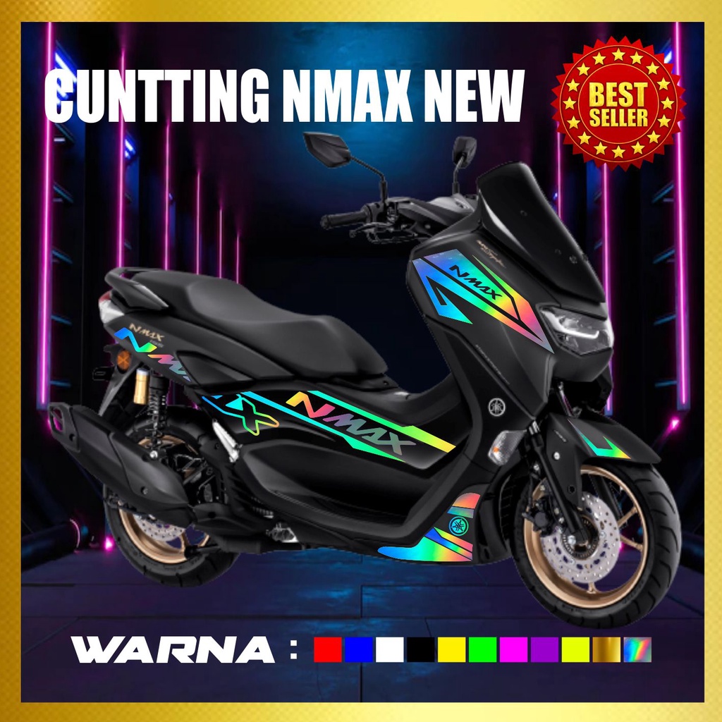 CUTTING STICKER NMAX NEW STRIPING NMAX BARU VARIASI 4