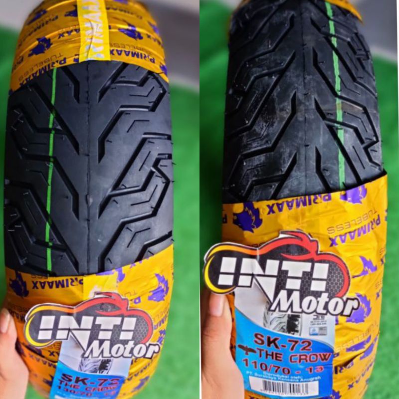 Paket Ban NMAX 110 70 RING 13 & 130 70 RING13 1 SET DEPAN BELAKANG PRIMAAX SK72 SK03 110/70-13 DAN 1
