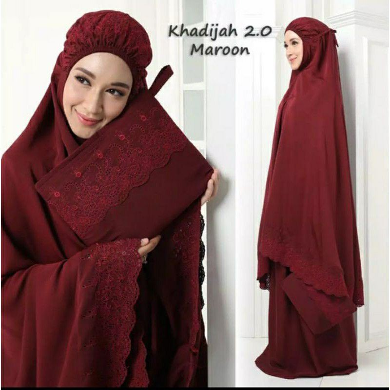 Awrellcollection - Mukena Dewasa Khadijah Katun Premium