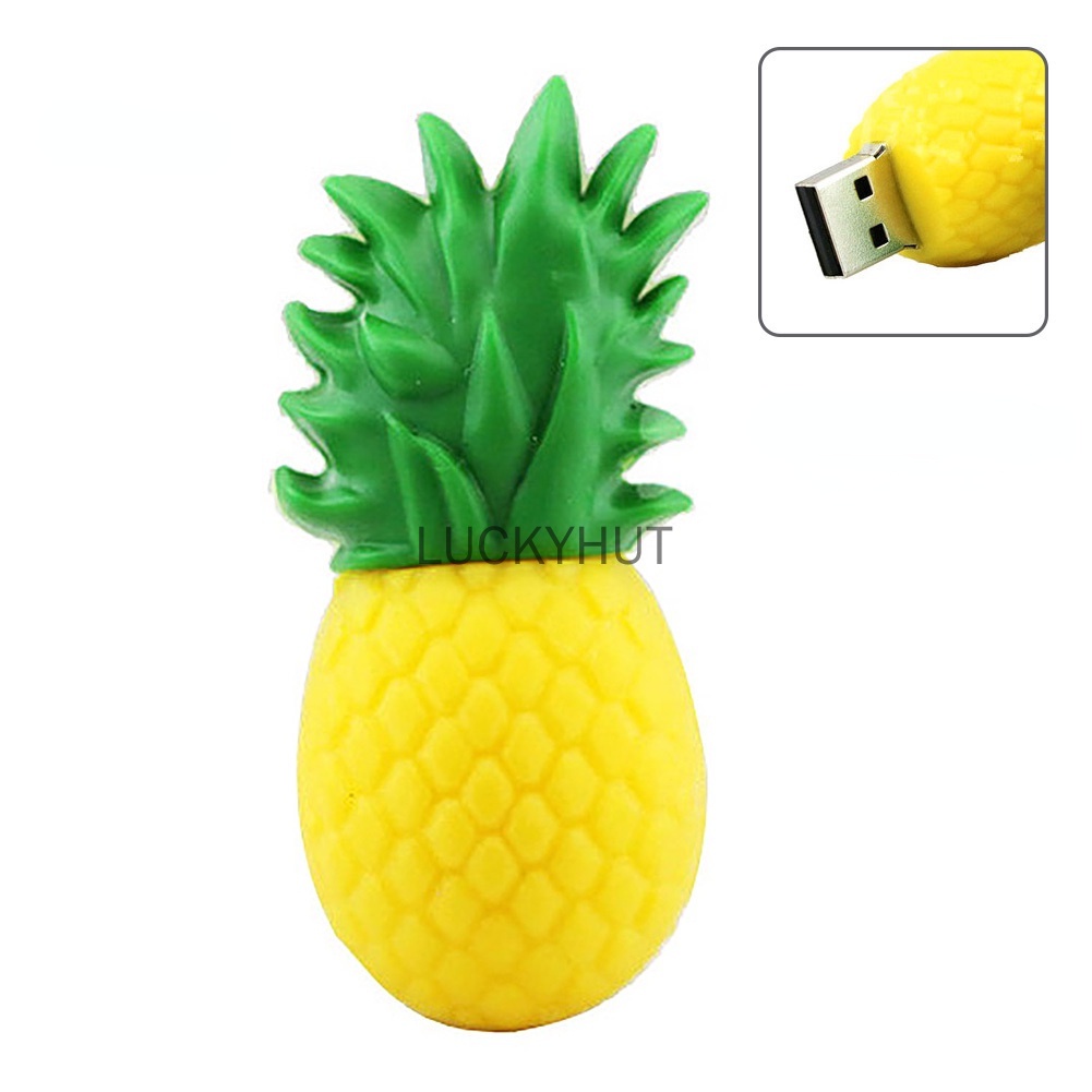 Flashdisk Usb 64GB 128gb 1TB 2TB 1GB 8GB 16GB 32GB 64GB Bentuk Kartun Buah Nanas Lucu