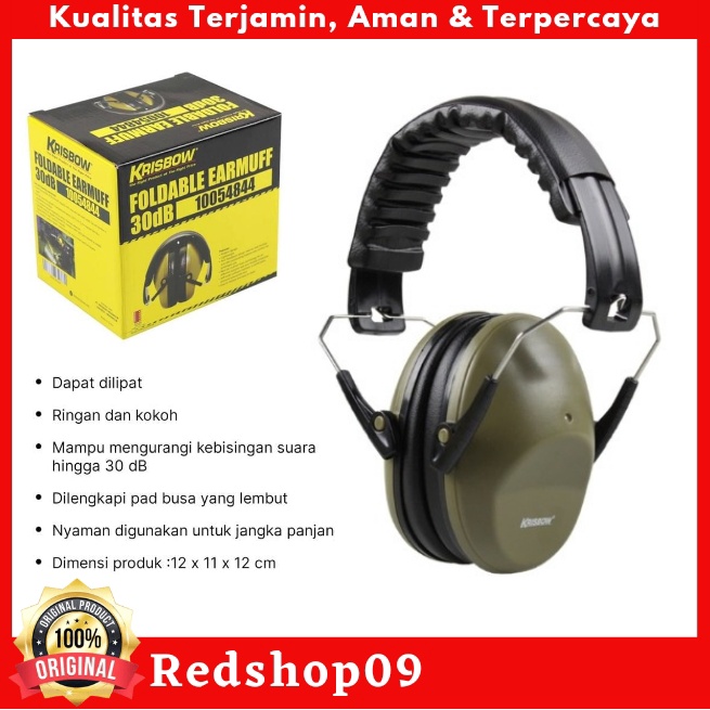 Krisbow earmuff Safety 30 Db Penutup Telinga Pelindung Anti Bising