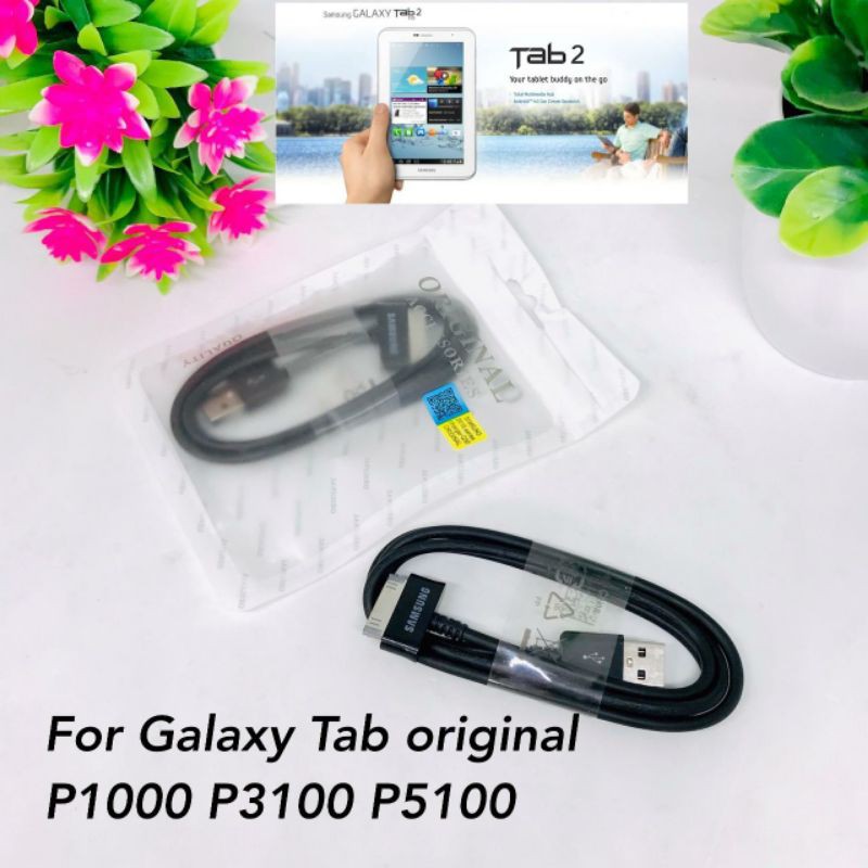 Kabel Data Atau Kabel Casan P1000 Kabel Data USB Samsung Original Tab 1 2 P1000 P3100 N8000 Ori 100%