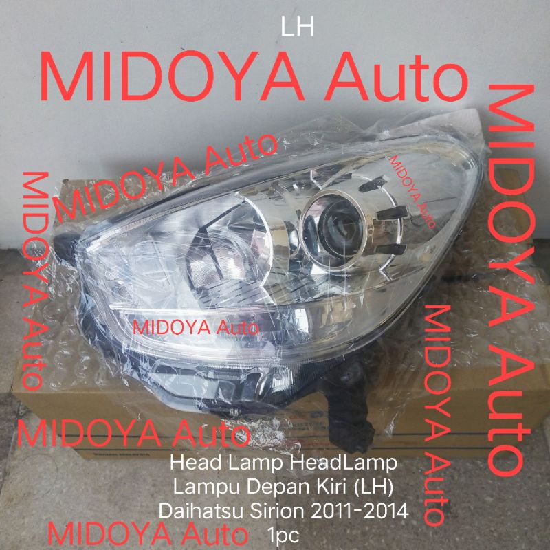 Head Lamp HeadLamp Lampu Depan New Daihatsu Sirion 2011-2014 1pc