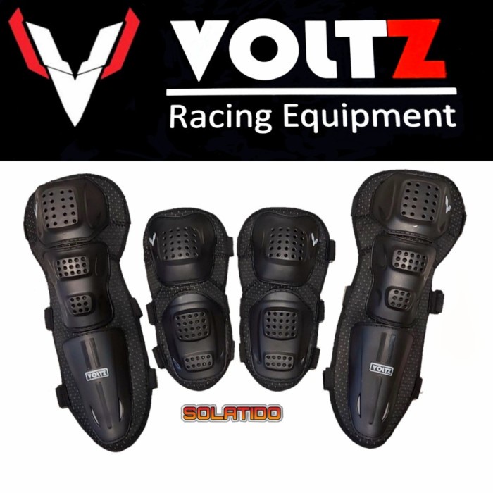 MOTOR-JAKET- DECKER FOX TITAN POLKADOT / KNEE PROTECTOR SEPEDA MOTOR - VOLTS -JAKET-MOTOR.