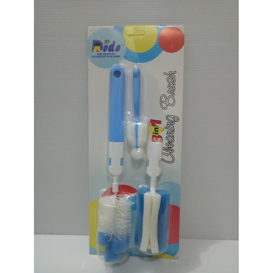 sikat spons botol susu atau cleaning brush dodo 3in1