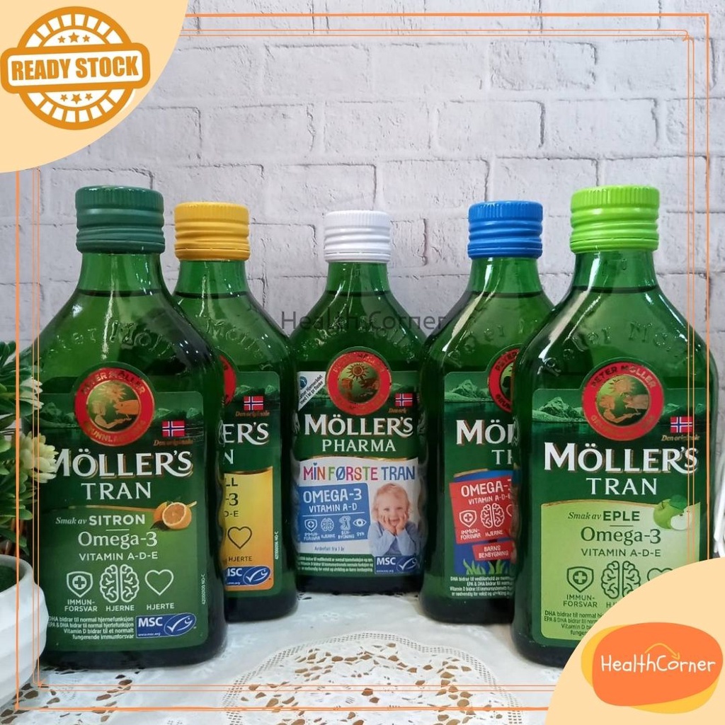 Mollers Tran 250ml / Baby DHA / COD Liver Oil / Omega 3