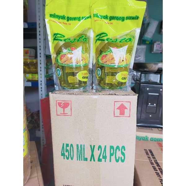 

Minyak Goreng Resto 450ml, 1 dus isi 24 pcs EXP Jan 2027