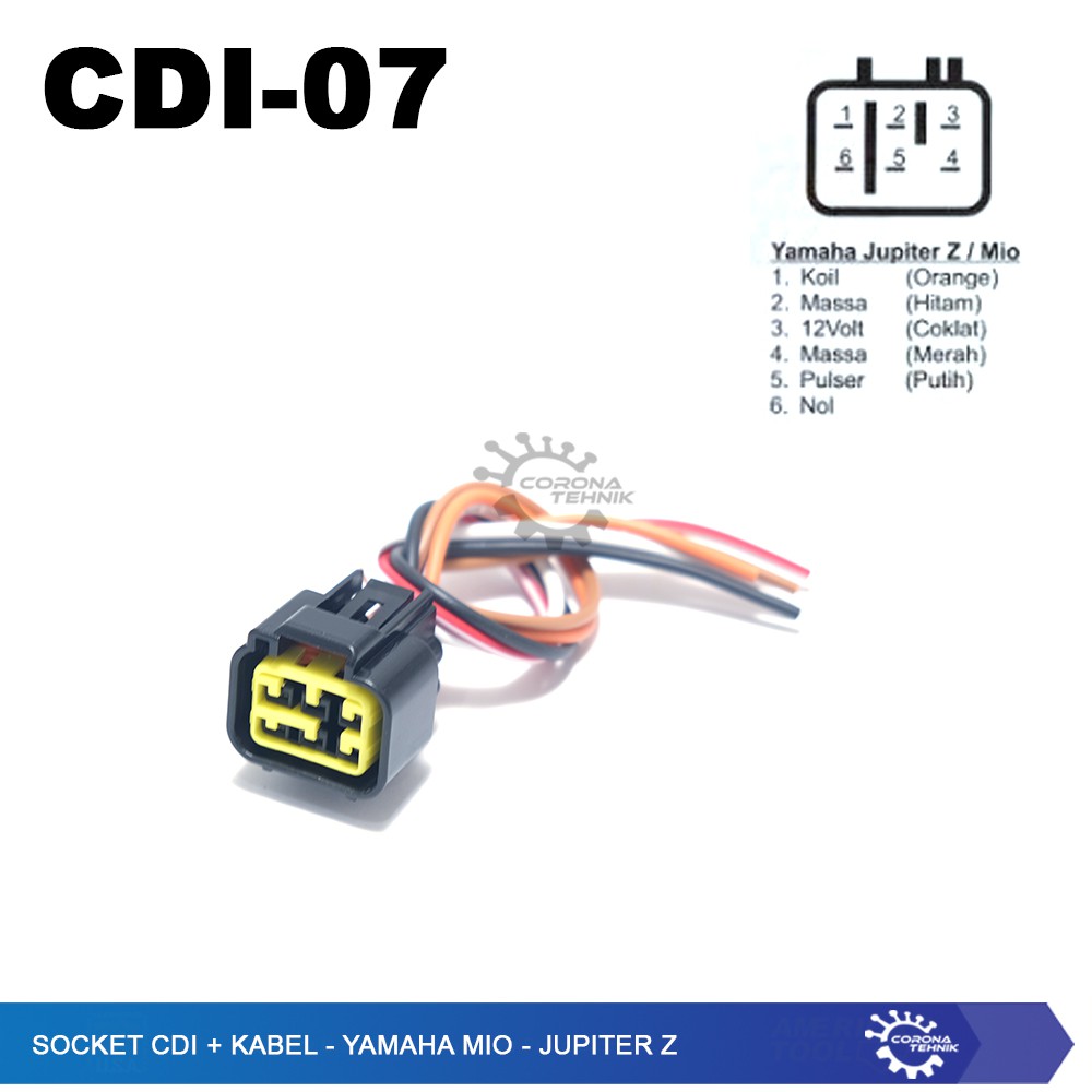 Yamaha Mio - Jupiter Z - Socket CDI + Kabel