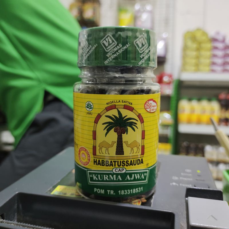 Habbatussauda Cap Kurma Ajwa Isi 120 Kapsul Jual Harga Agen Grosir