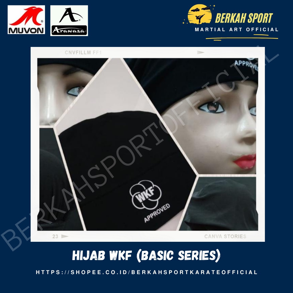 MUVON HIJAB WKF BASIC SERIES - PROTECTOR 007