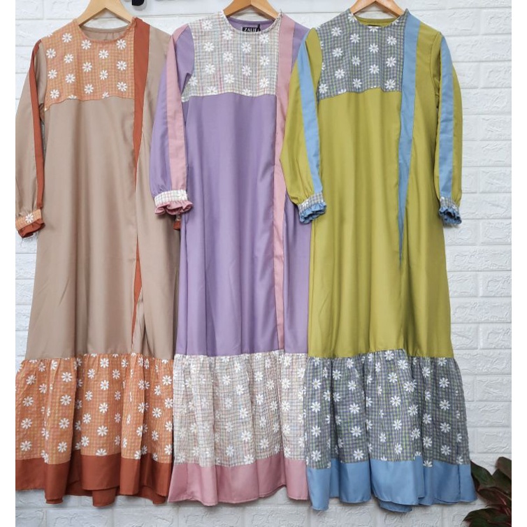 DRESS AZHARA BY ZALIFA.GAMIS AZHARA ZALIFA.MAREMAZALIFA.GAMIS TERBARU ZALIFA