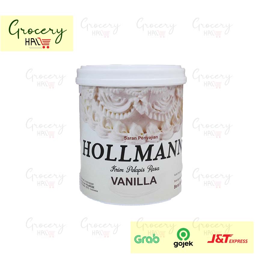 

HOLLMANN BUTTER CREAM VANILLA / KRIM KUE VANILLA 350 GRAM ( HOLLMAN / HOLMAN )
