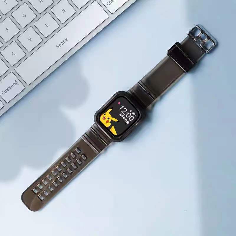 Glacier Strap For Aple Watch Series 7/6/SE/5/4/3/2/1 Transparent Strap 38/40/42/44mm Transparan Tali