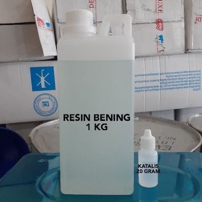 Resin Bening 1 Kg Free Katalis 20 Gram | Resin | Katalis