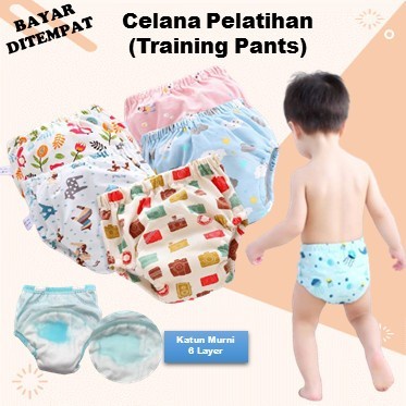 POPOK KAIN PINTAR / WATERPROOF DIAPER PANTS - 3PCS