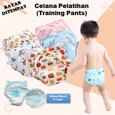 POPOK KAIN PINTAR - WATERPROOF DIAPER PANTS 3PCS