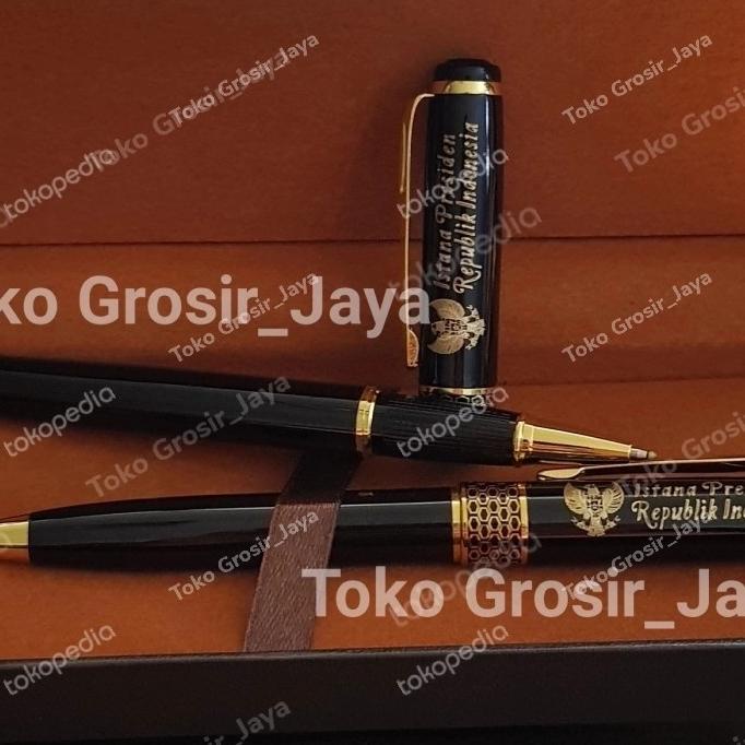 

Pulpen bolpoint Mewah set Exclusive Istana Presiden