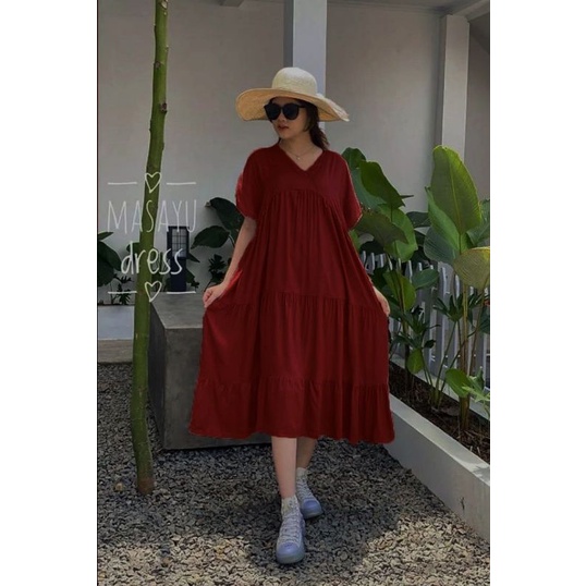 MASAYU DRESS POLOS RAYON VIRAL BEST SELLER DASTER BALI TERLARIS