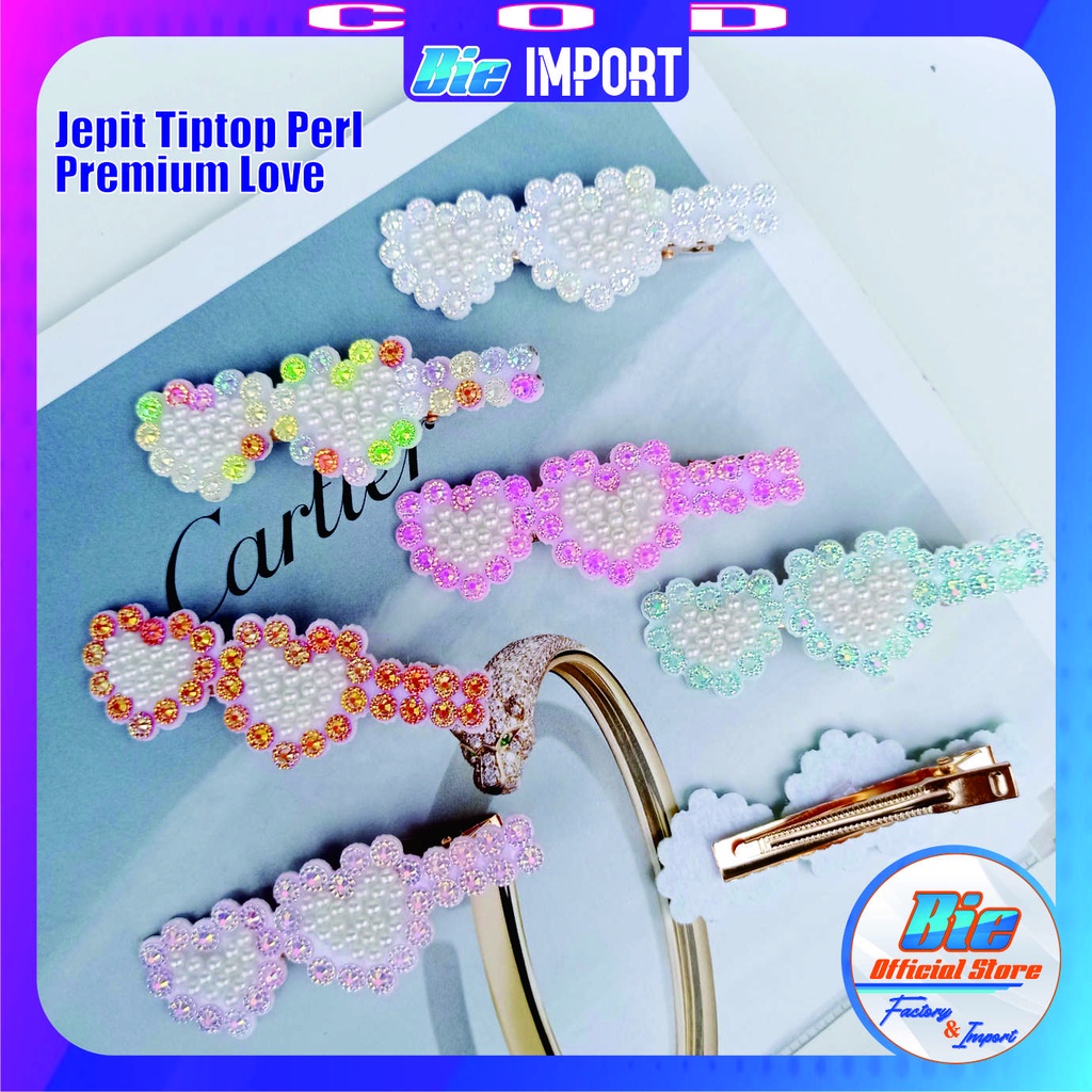 Jepit Korea Tiptop Mutiara Premium Impor Best Seller