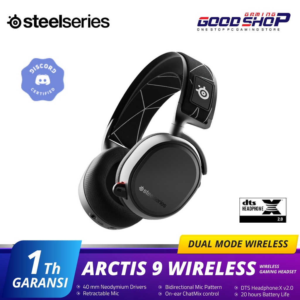 SteelSeries Arctis 9 Wireless Gaming headset