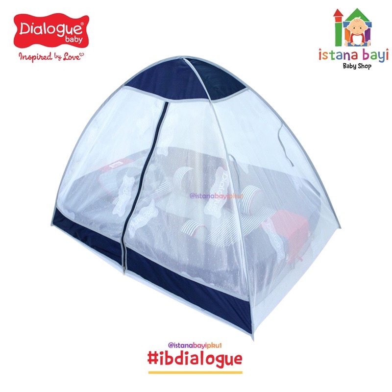 Dialogue Baby Kasur Bayi Sofa Double + Kelambu Tenda Whales Series - DGK9110