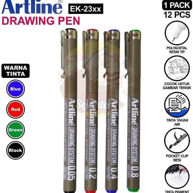 

Pendrawing- Big Sale Artline Pulpen Promosi Drawing Pen Ek-23 Gambar Alat Tulis -Drawing-Pen.