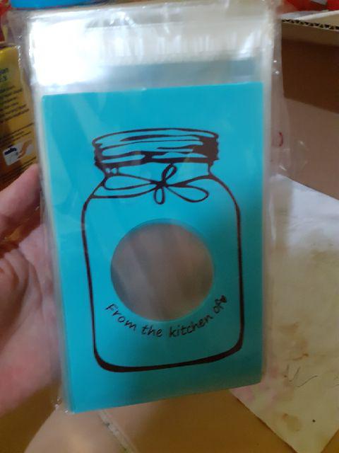 50pcs Plastik Opp Jar Cookies Plastik Cookies 10x15