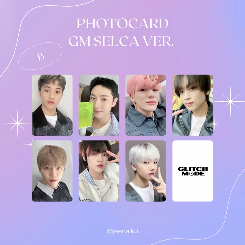 [NCT DREAM] PHOTOCARD NCT DREAM SELCA GLITCH MODE ERA. ‼️BACA DESKRIPSI‼️