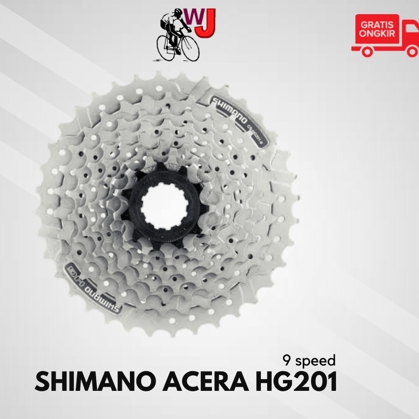 GEAR SHIMANO ACERA HG201 9 SPEED SPROCKET ORIGINAL