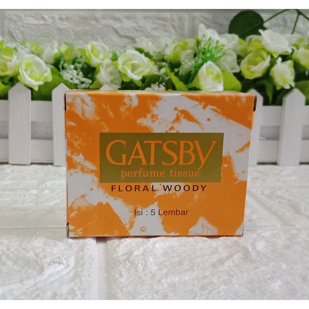 Gatsby Perfume Tissue Floral Woody - Isi 5 Lembar