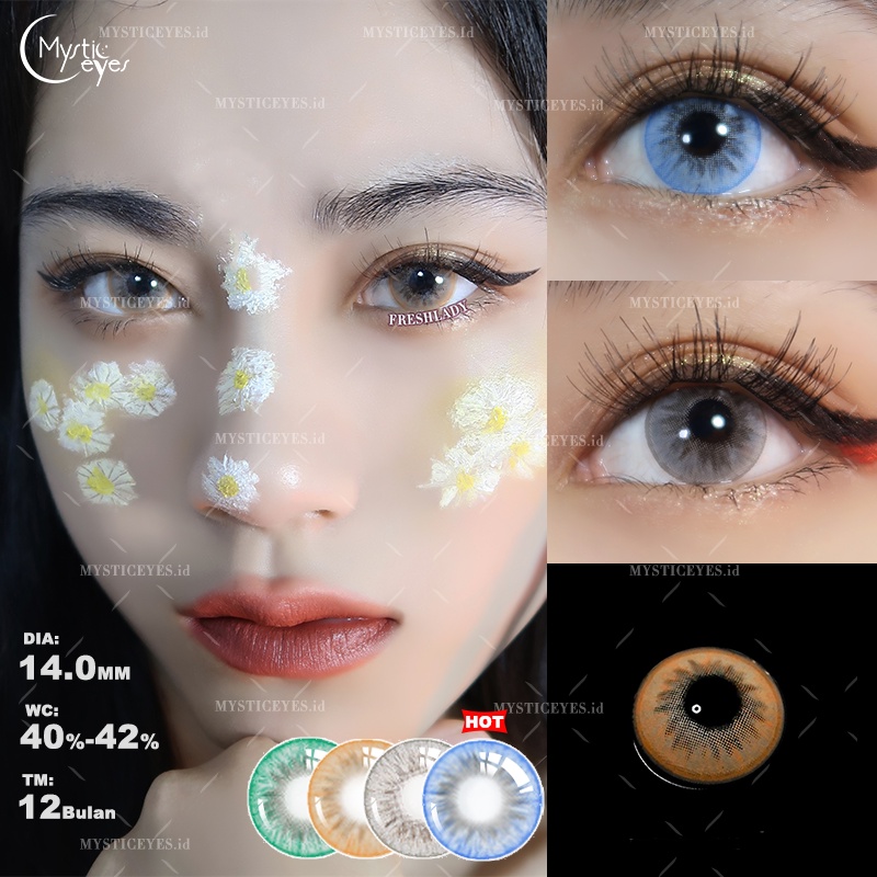 [✅COD] MYSTICEYES SOFTLENS DREAM GLACIER EYES SERI 14MM (NORMAL)