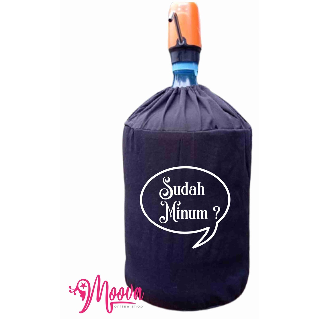Sarung Galon duduk 2 in 1 - Sarung Galon bawah - Sarung Galon Elektrik Aesthetic, Sablon Keren BONUS TEMPAT TISSUE CANTIK