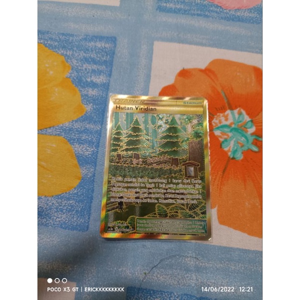 Kartu pokemon Bahasa Indonesia hutan viridian UR