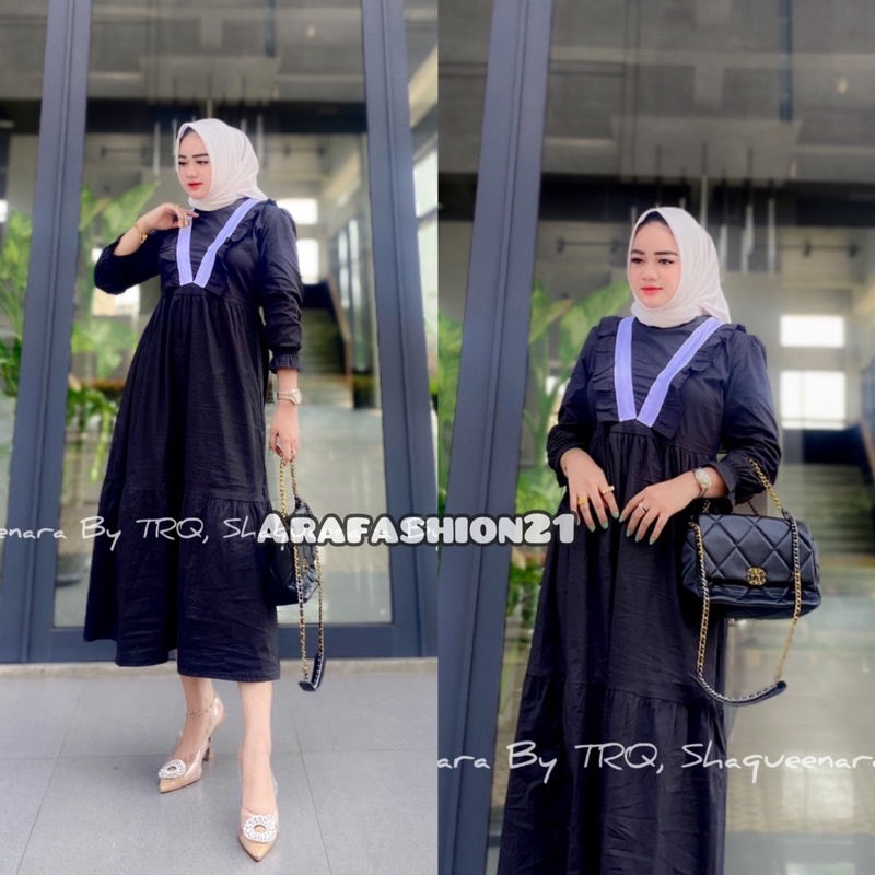 Midi Dress Shaqueenara By TRQ