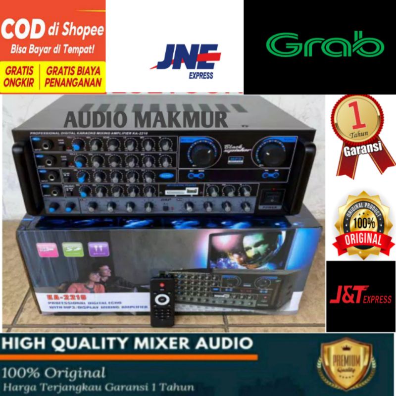 AMPLI KARAOKEY BLACK SPIDER KA2210 AMPLI KARAOKEY BLACK SPIDER KA-2210 AMPLIFIER BLACK SPIDER
