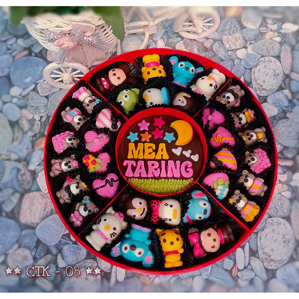

coklat candy tray karakter
