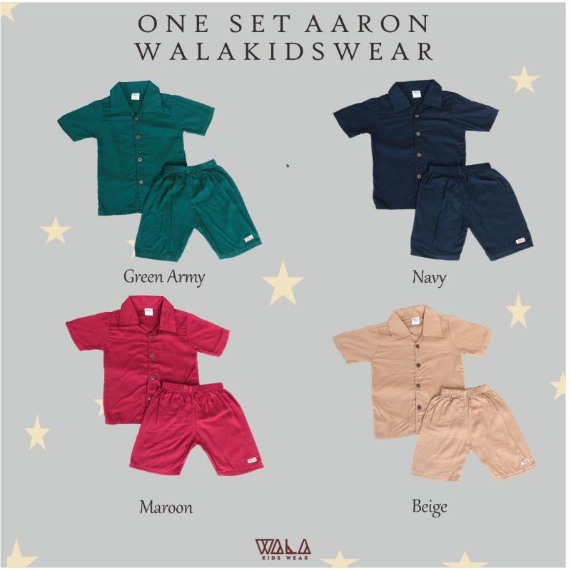 

ONE SET AARON POLOS