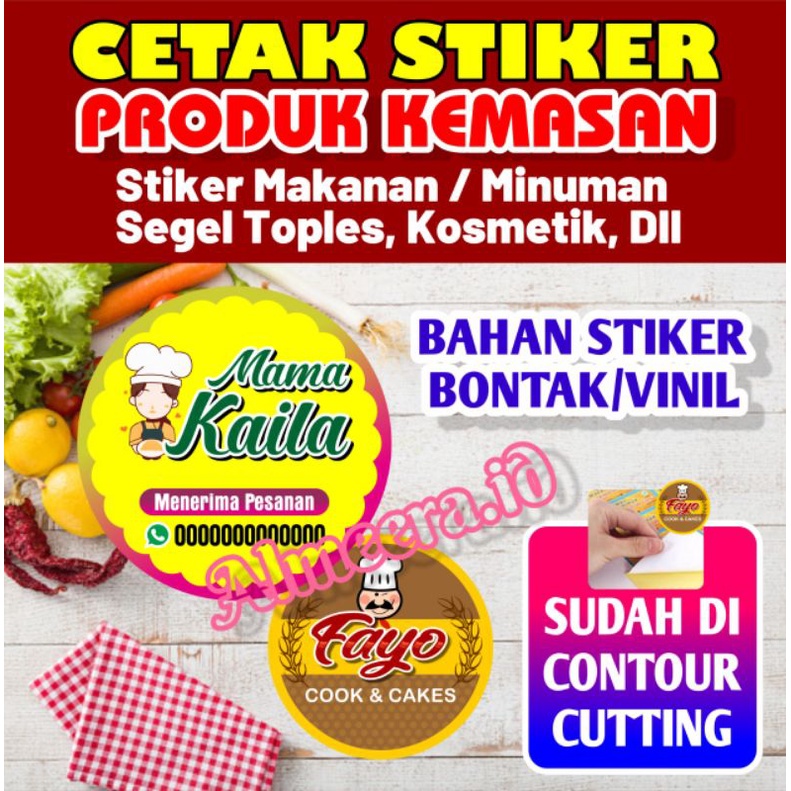 

CETAK STIKER LABEL KEMASAN/CETAK STIKER LABEL BONTAX/STIKER LABEL MAKANAN/STIKER LABEL MINUMAN