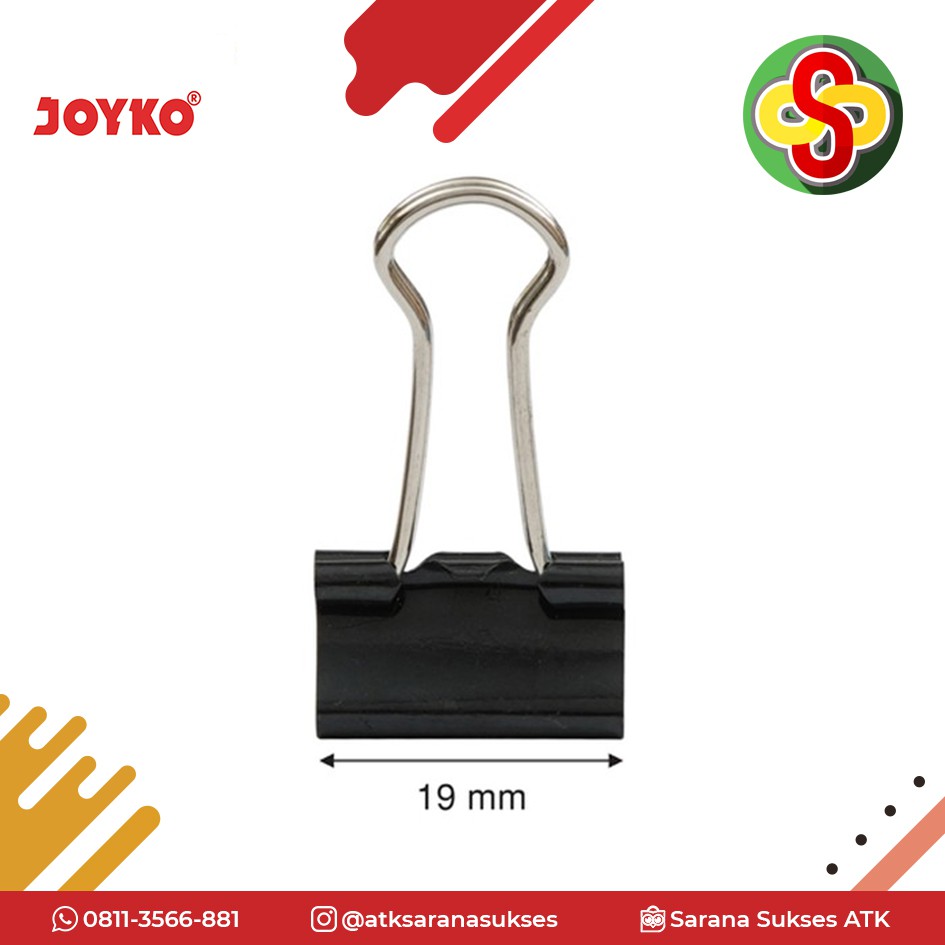 Binder Clip / Klip / Penjepit Kertas Joyko 107