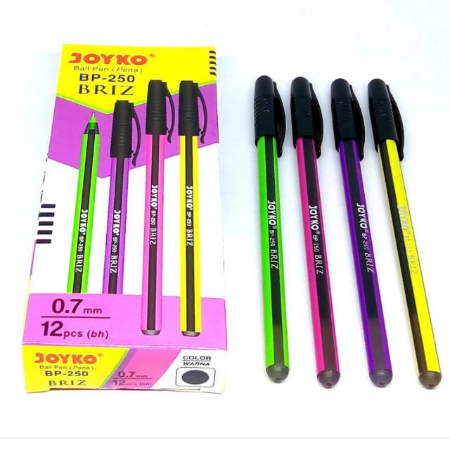 

JOYKO PENA BP-250 ( HITAM) BRIZ (12PC)